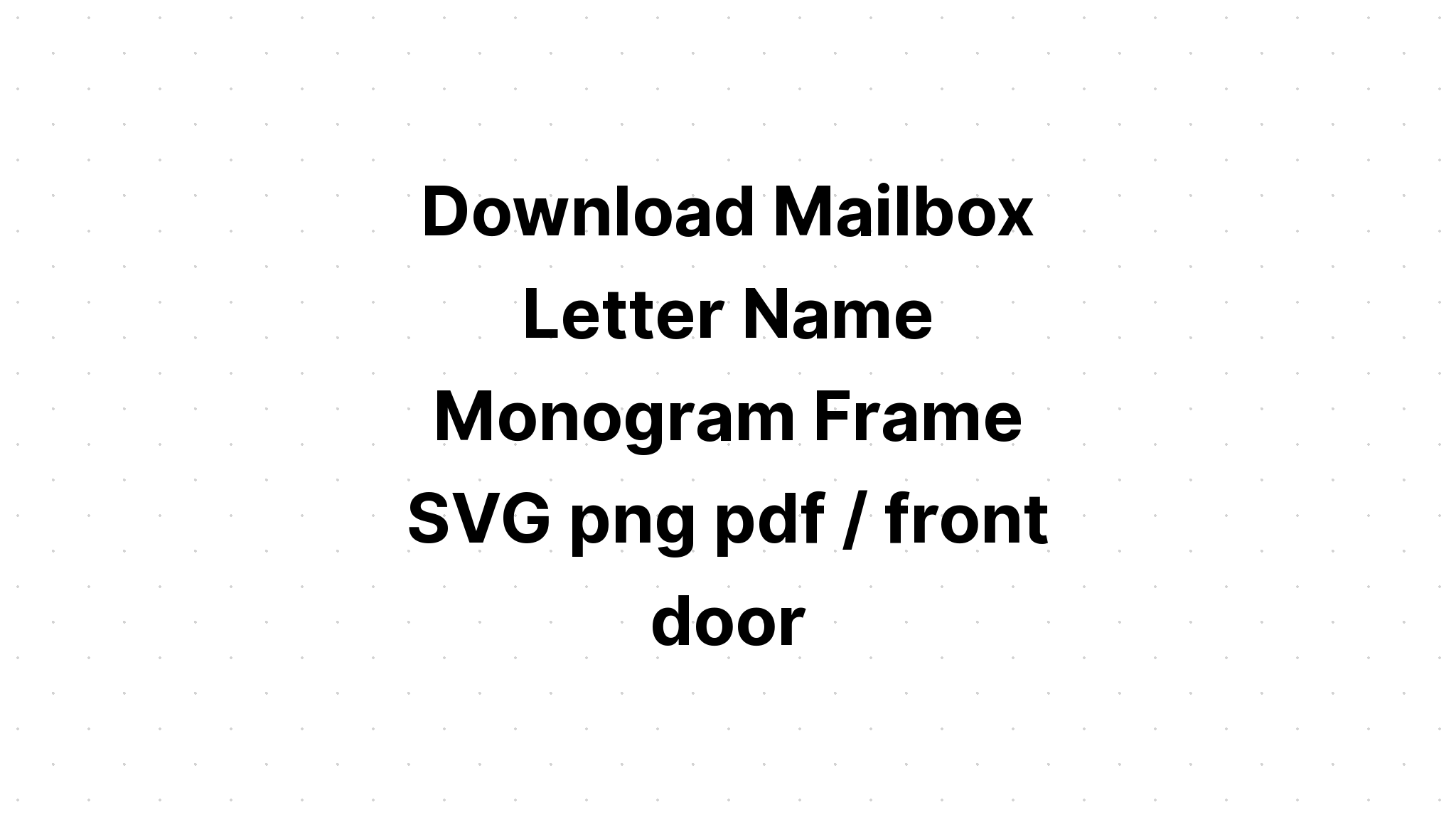 Download Monogram Name Svg - Layered SVG Cut File